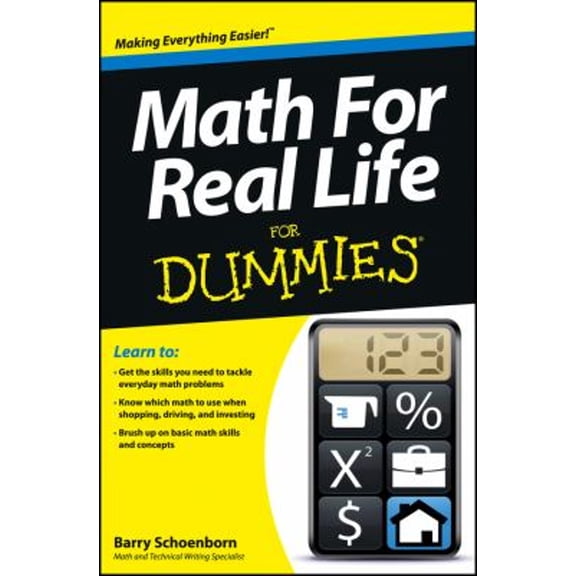 Pre-Owned Math for Real Life for Dummies (Paperback) 1118453301 9781118453308
