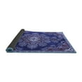 thumbnail image 2 of Ahgly Company Indoor Rectangle Medallion Blue Traditional Area Rugs, 5' x 7', 2 of 4