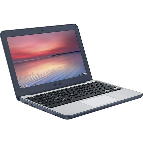 Pre-Owned Asus Chromebook C202 11.6" 4GB 16GB eMMC Celeron N3060 1.6GHz ChromeOS,Blue (Fair)