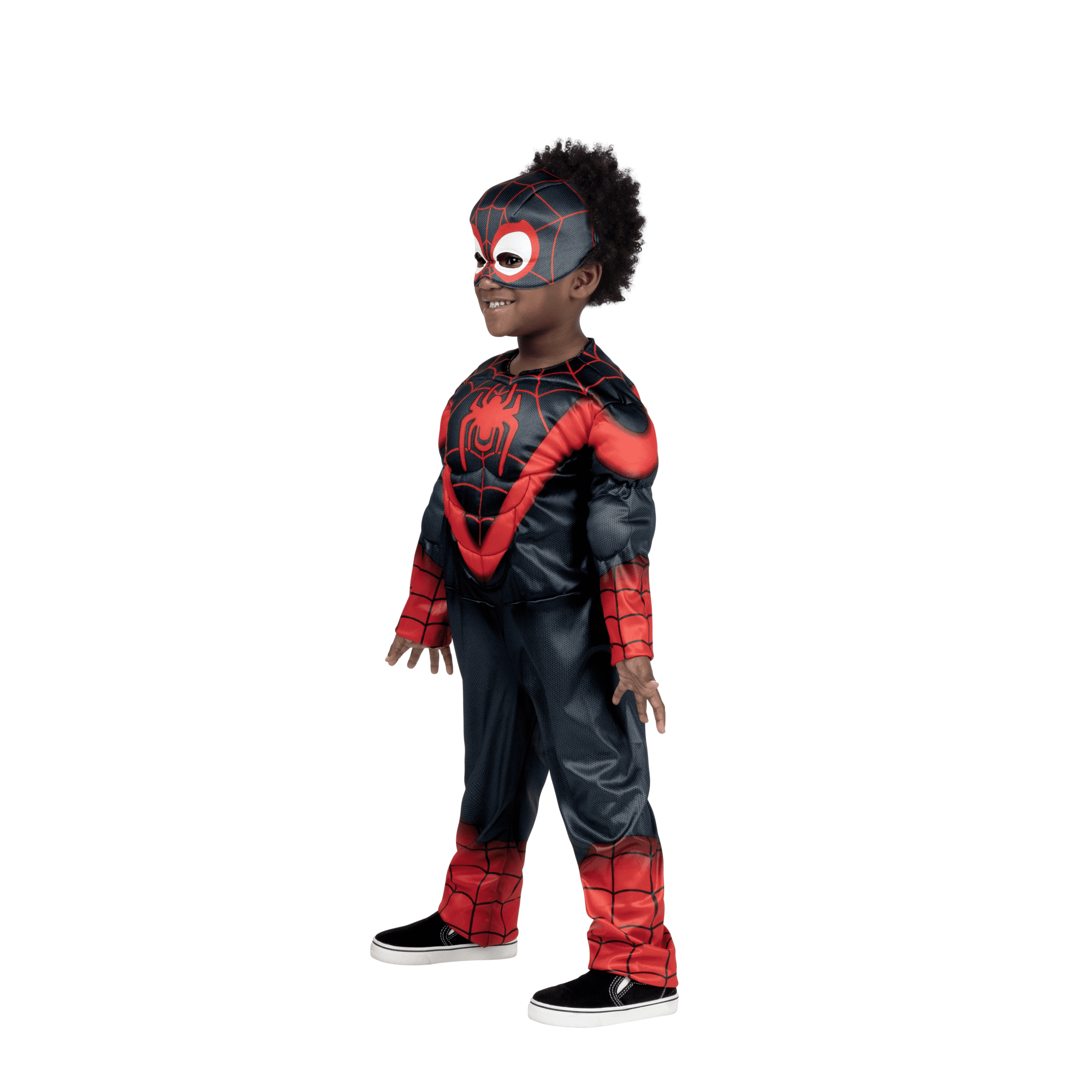 Marvel Miles Morales Halloween Costume for Toddler, Size 3-4T, by Jazwares
