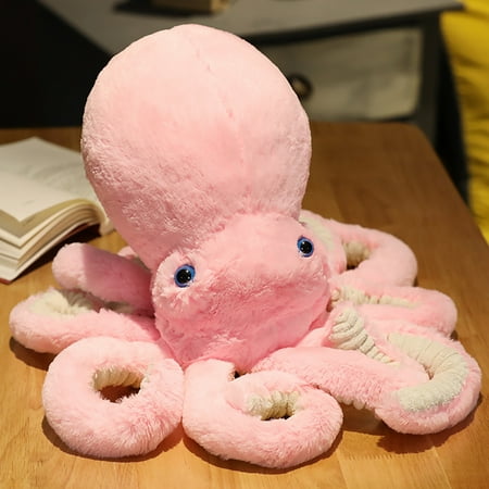 

Fjofpr Toys Cute Simulation Octopus-Animal Plush Toy Filled Stuffed Animals Pendant Cartoon Animal Home Decoration Cute Pillows 45CM Toys for Girls/Boys
