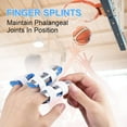 thumbnail image 4 of Finger Splint Brace Small Size Aluminum Support Stabilizer for Broken Fingers Arthritis Knuckle Immobilization Blue 5-Pack, 4 of 4