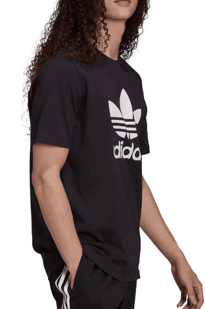 Adidas BLACK/WHITE Men\'s Originals Adicolor Classics Trefoil T-Shirt, US  Medium