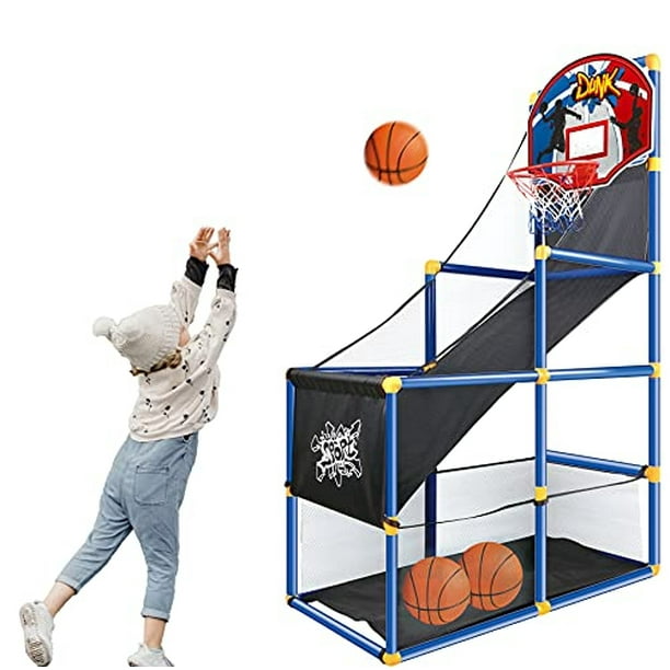 Juego de Basquetbol Arcade JOYIN para Niños con Pelotas y Aro