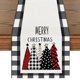 thumbnail image 5 of Camino de mesa navideño de 5 piezas de 13 x 72 pulgadas, colección de caminos de mesa de Feliz Navidad para Navidad, invierno, vacaciones, cocina, 5 of 5