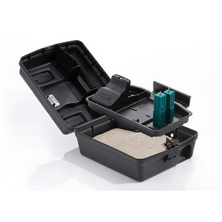 Two Protecta EVO Express Bait Stations with Weighted Bases - Bait & Trap Mice or Rats - Two Bait Stations by Bell Laboratories