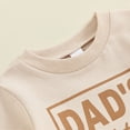 thumbnail image 5 of TOWED22 Toddler Baby Boy Outfits 2pcs Long Sleeve T-Shirt Casual Joggers Pants Cotton Graphic Print Clothes Casual Clothing(Khaki,18-24M), 5 of 9