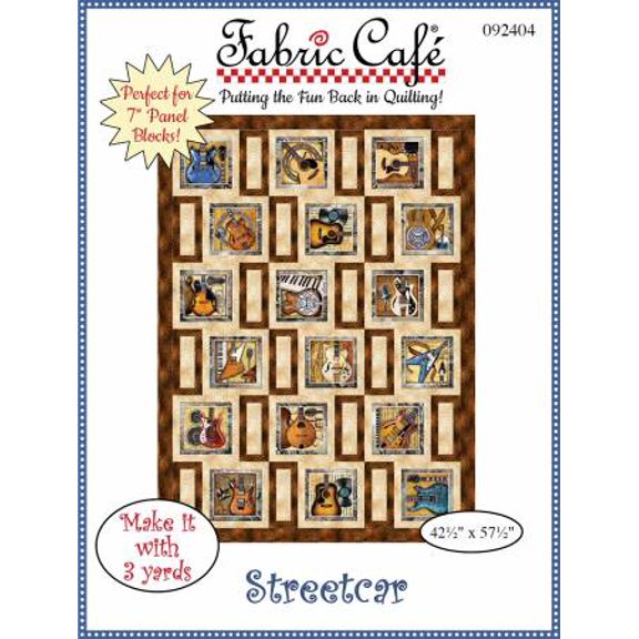 Fabric Cafe - FC92404 - Streetcar - Individual Pattern