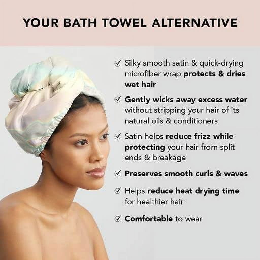 how to wear a towel on your head