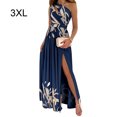 thumbnail image 4 of Élégante Anotherchill Robe Smockée pour Femme pour l'Été Robe Confortable pour Femme Anotherchill Robe Décontractée pour Femme Bleu 3TG, 4 of 5