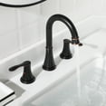 thumbnail image 4 of PARLOS Classic Durable Luxury Widespread 2-Handle Bathroom Sink Faucet, Oil Rubbed Bronze, 4 of 10