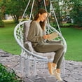 thumbnail image 6 of Hanging Chair Cushion Set - Thickened Washable Swing Seat & Backrest Pillow for Indoor/Outdoor Egg Chairs, Hammocks & Rattan Basket Chairs, 6 of 6