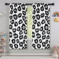 thumbnail image 5 of Blackout Kids Curtains,White and Gray Of Leopard Print Childrens Insulated Curtains Set Of 2,Bedroom Essentials,Toddler Room Decor 42"x63", 5 of 5
