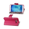thumbnail image 2 of Reiko brand for Galaxy A8 3-in-1 Wallet Case With Inner Zebra Print In Hot Pink, 2 of 4