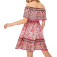 thumbnail image 1 of Jumpingount Vestido corto Cintura alta Vestido de verano Vacaciones en la playa Ropa de verano Caqui L Prendas para la parte del cuerpo Rosado METRO Jumpingount AP010707-06, 1 of 6