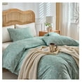 thumbnail image 2 of Sage Green Comforter Set Queen-Exquisite Floral Queen Size Comforter Set for All Seasons, 3 Pieces, 1 Wildflower Plants Comforter (90"x90") and 2 Pillow Cases (20"x26"), Sage Green, 2 of 2