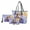 Butterfly Daisy Flower, variant on ZUXONGSY Owl Book Floral Print Handbag with Practicality Makeup Bag Wallet for Women PU Leather Top Handle Satchel Set with Casual Makeup Pouch Slim Wallet for Workout Dating