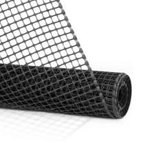 3 ft. x 15 ft. x 1/2 in. Black Plastic Hardware Netting