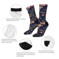 thumbnail image 3 of Pofeuu Flower Print Crew Socks, Adult Running Hiking Socks for Youth and Adult, 3 of 6