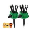 thumbnail image 2 of Aspersor giratorio de gran superficie para riego de jardines con patrón de pulverización ajustable y base de estaca resistente.Sistema de ahorro de agua para patios,macizos de flores y huertos., 2 of 6