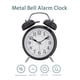 thumbnail image 3 of Despertador Metálico Con Campana, Reloj De Escritorio Metálico Con Movimiento Silencioso Y Suave Sonido De Despertador Y Luz Nocturna Para Dormitorio, Escritorio, Mesita De, 3 of 7
