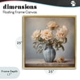 thumbnail image 4 of Stupell Industries French Country Vintage Rose Paragon Gold Floating Frame Canvas Art, 25 x 25, by Steve Hunziker, 4 of 8