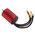 thumbnail image 4 of Motor sin escobillas de 3200 KV mecanizado CNC de 4 polos de torsión de aleación de aluminio para coches RC de 1/14 y 1/16., 4 of 14