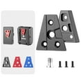 thumbnail image 6 of CIYISON Alloy V Mount Battery Connection Plate with 1/4 and 3/8 Screw Holes for Camera Video Equipment, 6 of 7