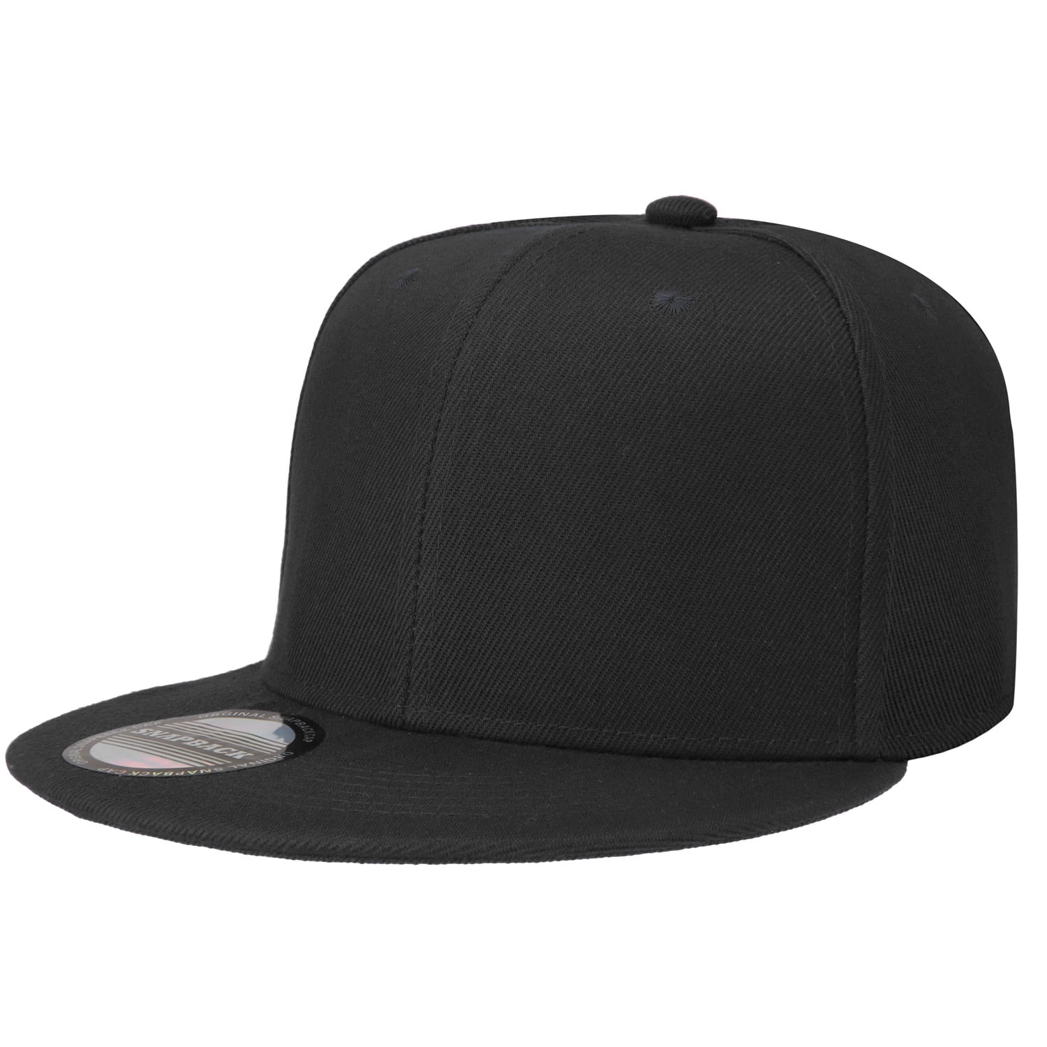 6 New Blank Retro Flat Bill Vintage Hip Hop Snapback Baseball Hat Caps Polyester 