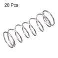 thumbnail image 2 of 11mmx0.8mmx30mm 304 Stainless Steel Compression Spring 11N Load Capacity, 20pcs, 2 of 5