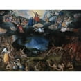 thumbnail image 2 of Jan Brueghel The Elder 18x15 Gold Ornate Wood Frame and Double Matted Museum Art Print Titled - The Last Judgement (1602), 2 of 4