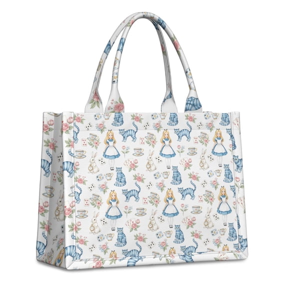 Large Capacity Tote Bag,Princess Pattern Handbag Fashion Luxury Tote Bag,15.7"x13"x 5.1" Inches,Laptop Compatible