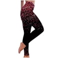 thumbnail image 2 of ibuvkizy Black Leggings for Women Yoga Pants Clearance!Women's Fashionable Printed Elastic Leggings Yoga Casual Pants Multicolor,XXL, 2 of 4