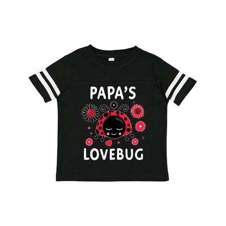 

Inktastic Valentine s Day Papa s Lovebug Gift Toddler Boy or Toddler Girl T-Shirt