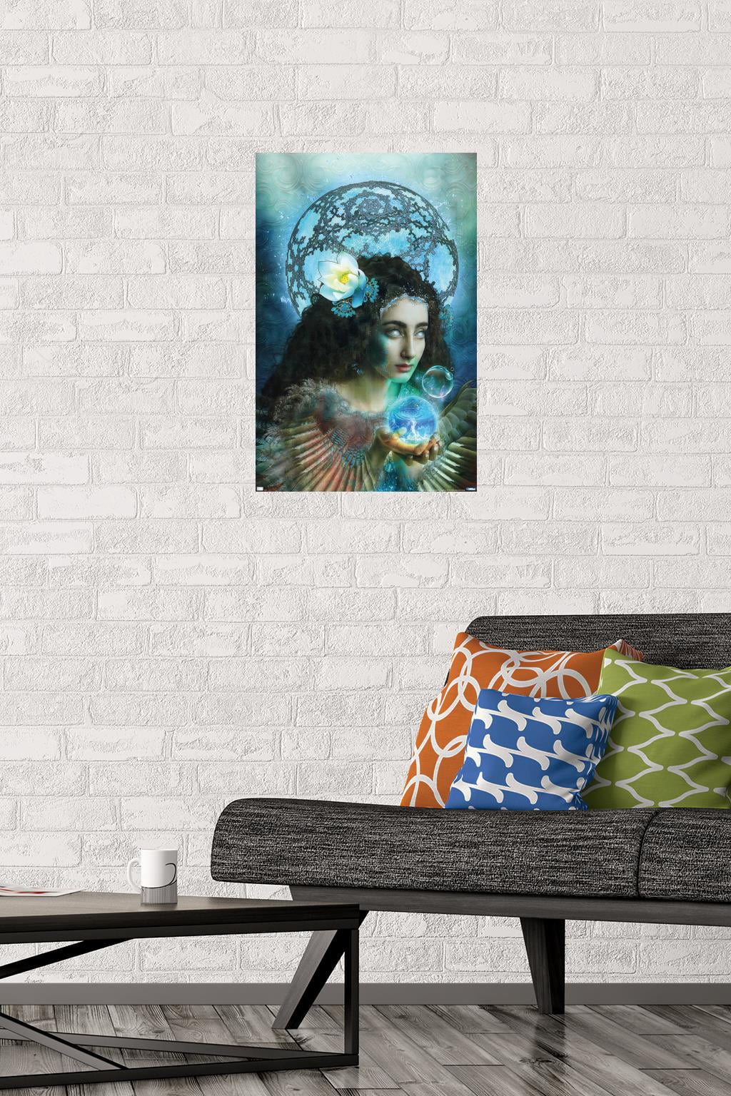 Jena DellaGrottaglia: Cosmic Zodiac - Aquarius Wall Poster, 14.725" x 22.375"