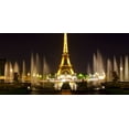 thumbnail image 1 of Eiffel Tower At Night IX - CANVAS OR PRINT WALL ART, 1 of 1