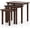 Walnut, variant on BoldGear Nesting Tables Set of 3, Farmhouse Stacking Side Table with Rubber Legs, Wooden Rectangle Accent End Table, Nesting Coffee Tables for Living Room Bedroom (White)