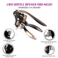 thumbnail image 4 of Wine Opener,Easy Lever Cork screw with No-Stick Worm,Wine Bottle Opener Set with Foil Cutter, 4 of 5