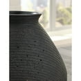 thumbnail image 3 of Signature Design by Ashley Hannela Vase, 12" Tall, Antique Brown, Ribbed Polyresin Finish, Home Décor Accent, 3 of 6