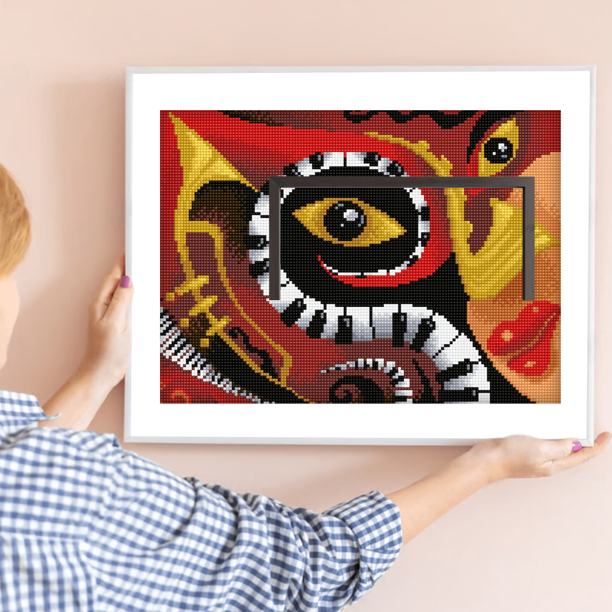 Diamond Dotz Jazz Bar Music Diamond Painting Kits for Adults - Diamond Art Kits a Relaxing Creative Craft Kit with Dotz Gems 16"x12"