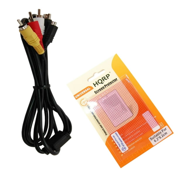 HQRP AV Audio Video Cable / Cord for SONY Handycam DCRSX83, DCRSX85