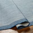 thumbnail image 4 of Hauteloom Aleid Living Room, Bedroom Patio Outdoor Area Rug - Contemporary - Arctic Stone, Royal Denim, Steel - 18" Sample, 4 of 5