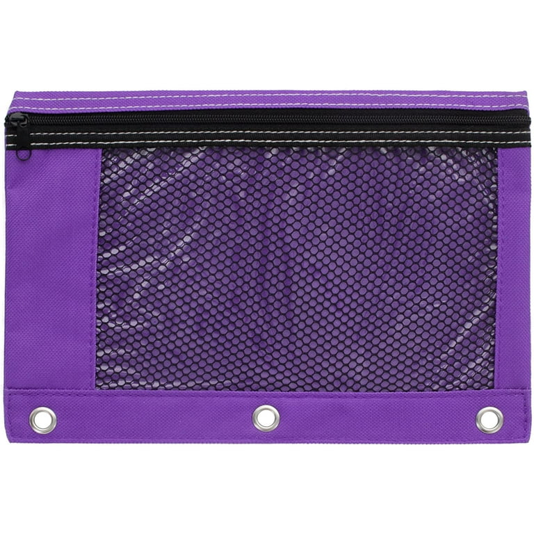 Pencil pouch zippered heavy canvas with grommets shop