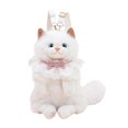 thumbnail image 1 of Mochila con forma de gato, ligera, con bonitos dibujos de animales de peluche para viajar. Blanco, 1 of 9