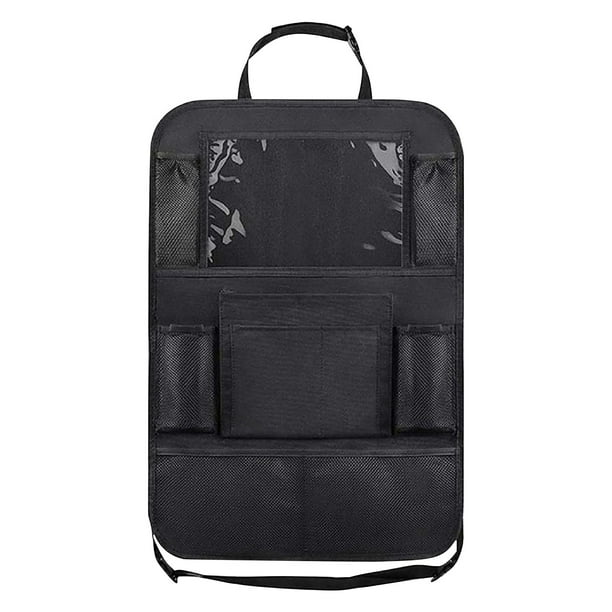 Pisexur Accesorios para coches, Electrónica para cochesOrganizador para asiento trasero de coche, alfombrillas protectoras para asiento trasero de coche con almacenamiento para tableta