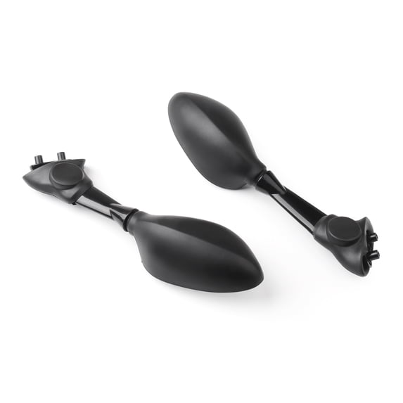Motor Genic Black Pair Rear View Mirrors For BMW S1000RR S1000 RR 2010-2014 Sport Bike
