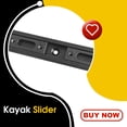 thumbnail image 2 of KAYAK Slide Track Soporte de riel montado en el lado de la pesca Barcos de pesca Soporte de la caña de pescar Montaje Base Watersports Hardware con 4 controles deslizantes Advancent OD002930-00, 2 of 5