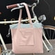 thumbnail image 5 of Bolsas De Compras De Nailon 1 bolsa de compras plegable de nailon con cordón,organizador de viaje con múltiples bolsillos para senderismo al aire libre (rosa) Rkxzt, 5 of 8