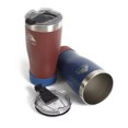 thumbnail image 4 of Ozark Trail 2 Pack Stainless Steel Vacuum Tumblers, 20oz, Maroon and Navy Blue, 4 of 8