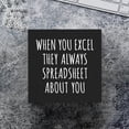 thumbnail image 4 of Zomyto 5x5 Inches When You Excel Thank You Gifts Office Decor Funny Inspirational Desk Decor Wooden Box Sign, 4 of 6